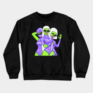 Purple Latex Crewneck Sweatshirt